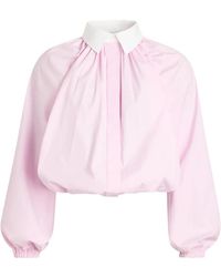 Patou - Long-Sleeved Poplin Blouse - Lyst