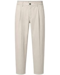 Eleventy - Pleated Elasticated-Waist Trousers - Lyst