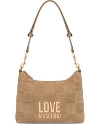 Love Moschino - Check-Pattern Shoulder Bag - Lyst