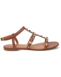 Via Roma 15 - Leather Sandals - Lyst