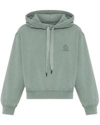 Isabel Marant - Salmy Logo-Embroidered Drawstring Hoodie - Lyst