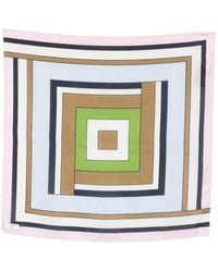 Marella - Geometric-Print Scarf - Lyst