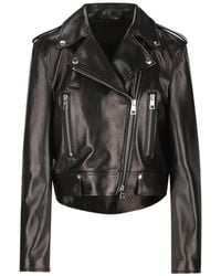 Balenciaga - Biker Leather Jacket - Lyst