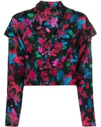 IRO - Blusa con estampado floral - Lyst