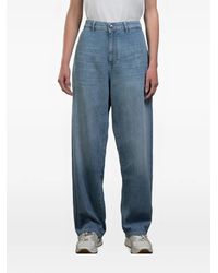 Moorer - Gerade Cabirian Jeans Mit Stickerei - Lyst