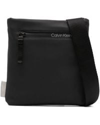 Calvin Klein - Logo-print Crossbody Bag - Lyst