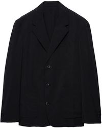 Prada - Single-Breasted Blazer - Lyst