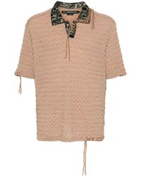 ANDERSSON BELL - Sapa Bubble-knit Polo Shirt - Lyst