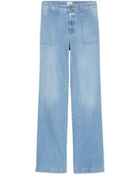 Closed - High-rise Straight-leg Jeans - Lyst