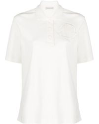 Moncler - Poloshirt Met Geborduurd Logo - Lyst