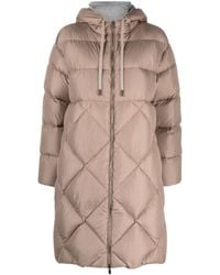 Peserico - Quilted Padded Coat - Lyst