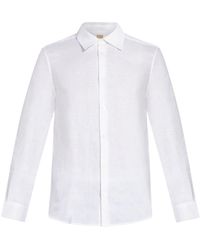 CHE - Linen Button-up Shirt - Lyst