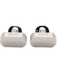 BOSS - Logo-Engraved Cufflinks - Lyst
