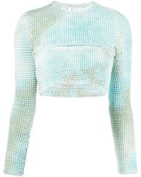 Off-White c/o Virgil Abloh - Double Tie-Dye Cut-Out Top - Lyst