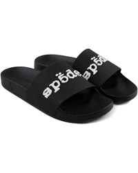 Sp5der - Logo-Embossed Slides - Lyst