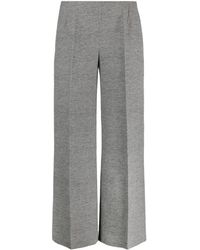 Totême - Cropped Wide-leg Trousers - Lyst