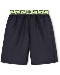 Versace - Greca-jacquard Swim Shorts - Lyst