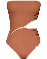 Johanna Ortiz - Revealing Badeanzug Mit Knitteroptik - Lyst