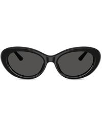 Dolce & Gabbana - Oval-Frame Sunglasses - Lyst