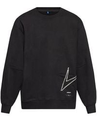 Adererror - Logo Embroidered Crew Neck Sweater - Lyst