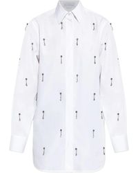Stella McCartney - Shirt With Shimmering Appliqués - Lyst