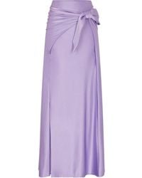 Rabanne - Jersey Maxi-Rok - Lyst