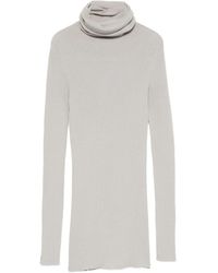 Rick Owens - Ribbed-Knit Turtleneck Sweater - Lyst