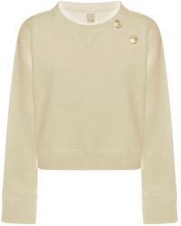 Pinko - Crew-Neck Cotton Sweater - Lyst
