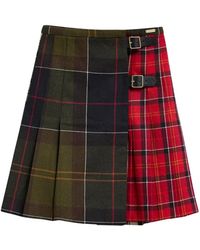 Barbour - Gillian Tartan Mini Skirt - Lyst