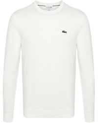 Lacoste - Pullover mit Logo-Patch - Lyst