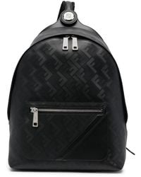 Fendi - Chiodo Shadow Leather Backpack - Lyst