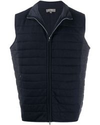 N.Peal Cashmere - Gilet imbottito con zip - Lyst