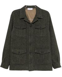 Gran Sasso - Herringbone-Weave Wool Jacket - Lyst