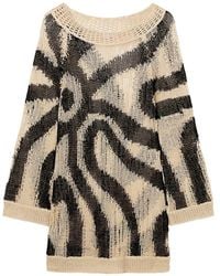 PUCCI - Linen Short Dress - Lyst