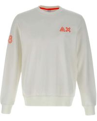 Sun 68 - Logo-Embroidered Cotton Sweatshirt - Lyst