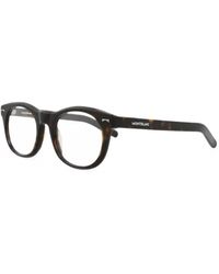 Montblanc - Tortoiseshell-Effect Glasses - Lyst