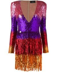 Philipp Plein - Mini-Jurk Met Colourblocking - Lyst