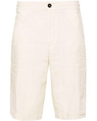 ZEGNA - Drawstring-waist Linen Shorts - Lyst