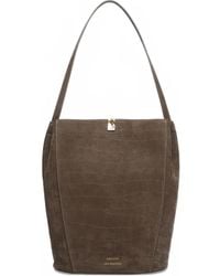Loulou de Saison - Audrey Embossed Shoulder Bag - Lyst