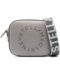 Stella McCartney - Umhängetasche mit perforiertem Logo - Lyst