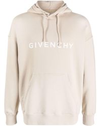 Givenchy - Hoodie en coton à logo imprimé - Lyst