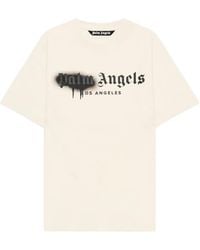 Palm Angels - Spray City Los Angeles Dripping Logo T-Shirt - Lyst