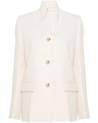 TOTEME - Blazer Met Enkele Rij Knopen En Zonder Revers - Lyst