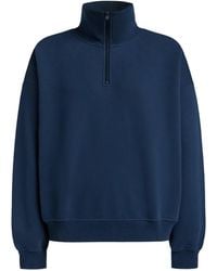 12 STOREEZ - Half-Zip Terry Sweatshirt - Lyst