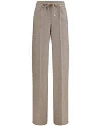 Kiton - Check-Pattern Drawstring Trousers - Lyst
