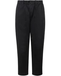 Low Brand - Cotton Straight-Leg Trousers - Lyst
