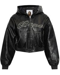 A Bathing Ape - Embellished Hooded Jacket - Lyst
