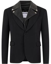 Moschino - Double-Collar Single-Breasted Blazer - Lyst