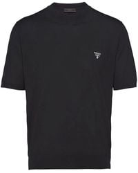 Prada - Jersey con cuello redondo - Lyst