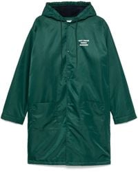 Drole de Monsieur - La Parka Slogan Coat - Lyst